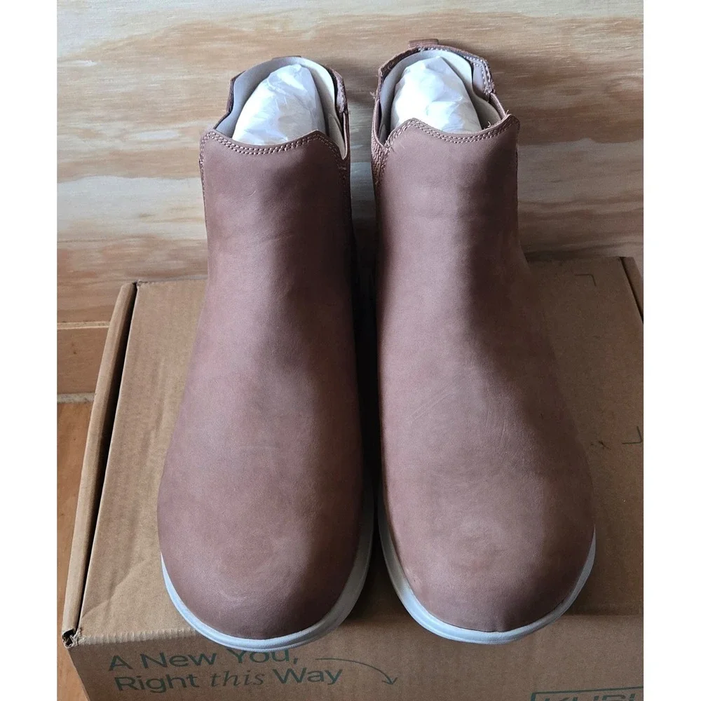 Kuru DRAFT Salo Mens Chelsea Boots TobaccoBrown Leather Orthopedic 10790160 12.5